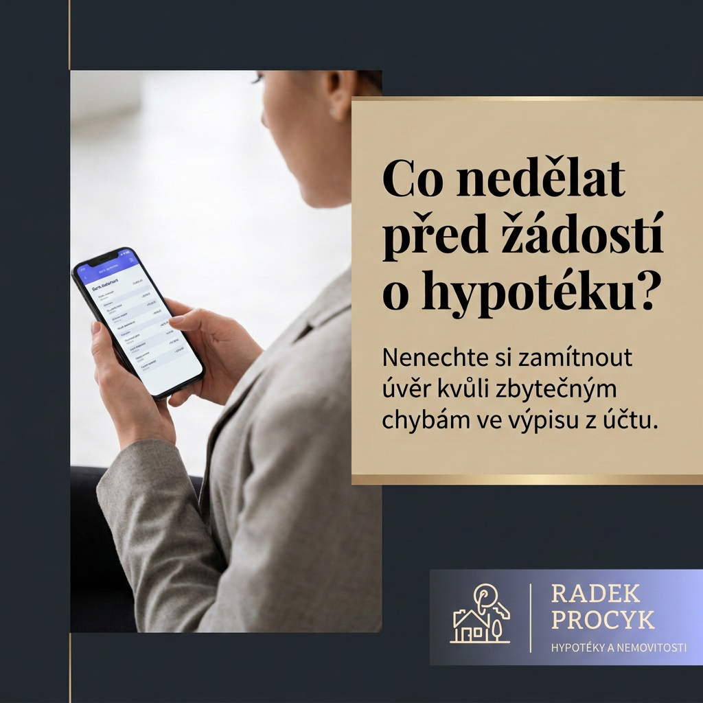 Co nedělat před žádostí o hypotéku a jak si nepokazit schválení úvěru