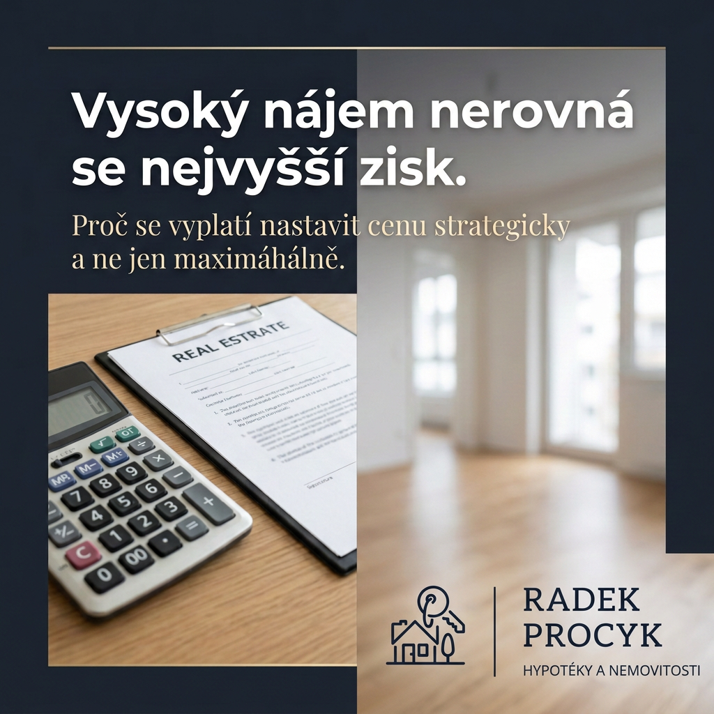 Vysoký nájem nerovná se nejvyšší zisk: Jak správně nastavit cenu