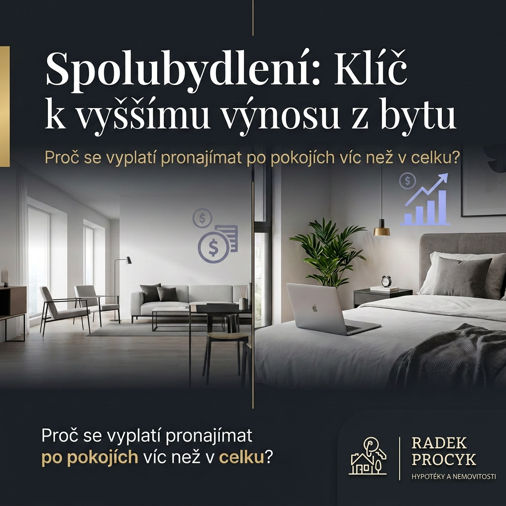 Spolubydlení: Klíč k vyššímu výnosu z bytu