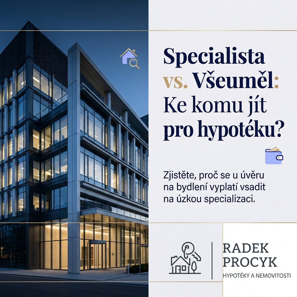 Specialista vs. Všeuměl: Ke komu jít pro hypotéku?